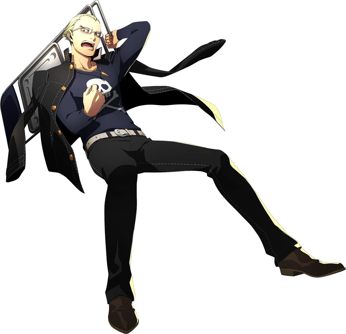 Screenments's tweet photo. Continuing the TV World renders of the Investigation Team in P4R

- Kanji Tatsumi
- Rise Kujikawa
- Teddie
- Naoto Shirogane https://t.co/SNHulNjwcT