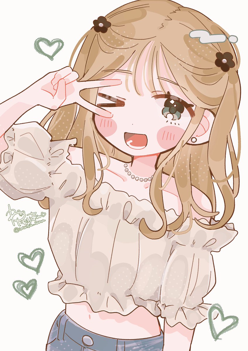wata_ann's tweet photo. 可愛い女の子のイラストを描いています🍒♡

#5連休は掘り出し作家大収穫祭 https://t.co/H5HgWnDMPu