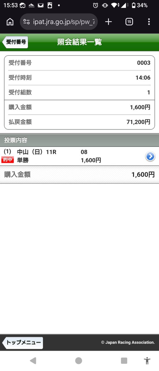 WorldRyuver's tweet photo. WIN5は盛大に外したけどオールカマーは盛大に当てたぜ‼️ https://t.co/RtglZ4hgsX