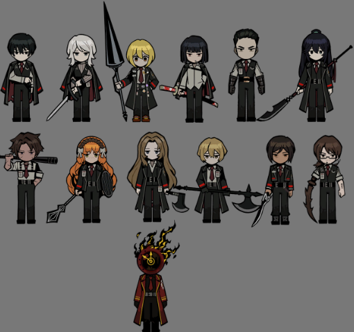 th4tsjustawsome's tweet photo. what sinners rpg sprite is your fav

for me its either hong lu or ishmael but don is close aswell all their designs were translated really well into this style https://t.co/mHcNYsCke5