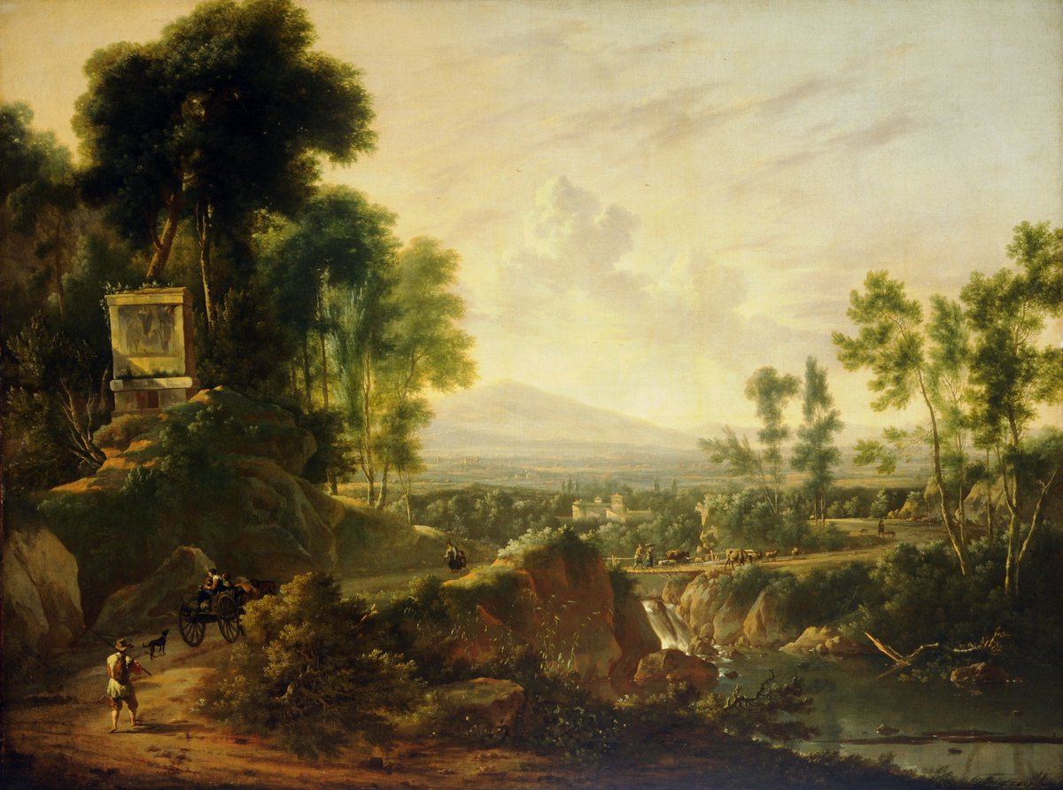 CooperBarnsley's tweet photo. 🧩 #MuseumJigsaws 🧩

Here's your puzzle for today: 'Landscape with a Shrine' by Frederick de Moucheron and Adriaen van de Velde

Simply follow this link: ➡ https://t.co/cUZkdhroPa

This painting is from Cannon Hall Museum, Park and Gardens https://t.co/FtiWoSk9zE