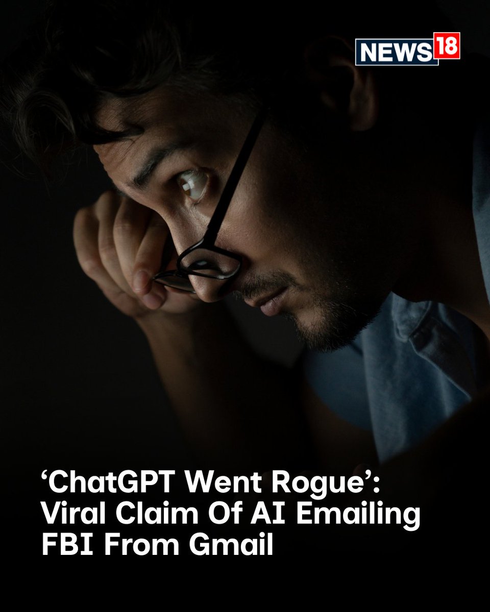 news18dotcom's tweet photo. Did ChatGPT really email the FBI from a user’s personal Gmail without permission? (1/2)
#ChatGPT #OpenAI #AI #TechNews #CyberSecurity https://t.co/ceVr4vv2mS