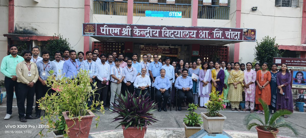 KendriyaF's tweet photo. Heartfelt gratitude to Hon’ble DC Sir for visiting PM SHRI KV O.F. Chanda and addressing our students and staff. His valuable guidance, encouraging words and interaction with the school community were truly inspiring. We are deeply grateful for his time, support and encouragement https://t.co/udyyQxxf9R