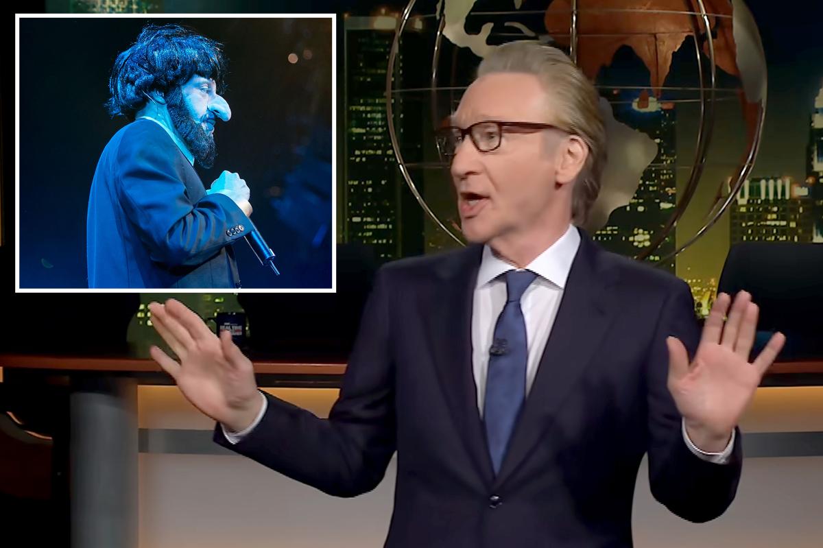nypost's tweet photo. Bill Maher hammers Macklemore over Gaza remarks, highlights rapper's controversial 'Jew' costume from 2014 https://t.co/PkCEMrWPRH https://t.co/M9zjK97Rl3