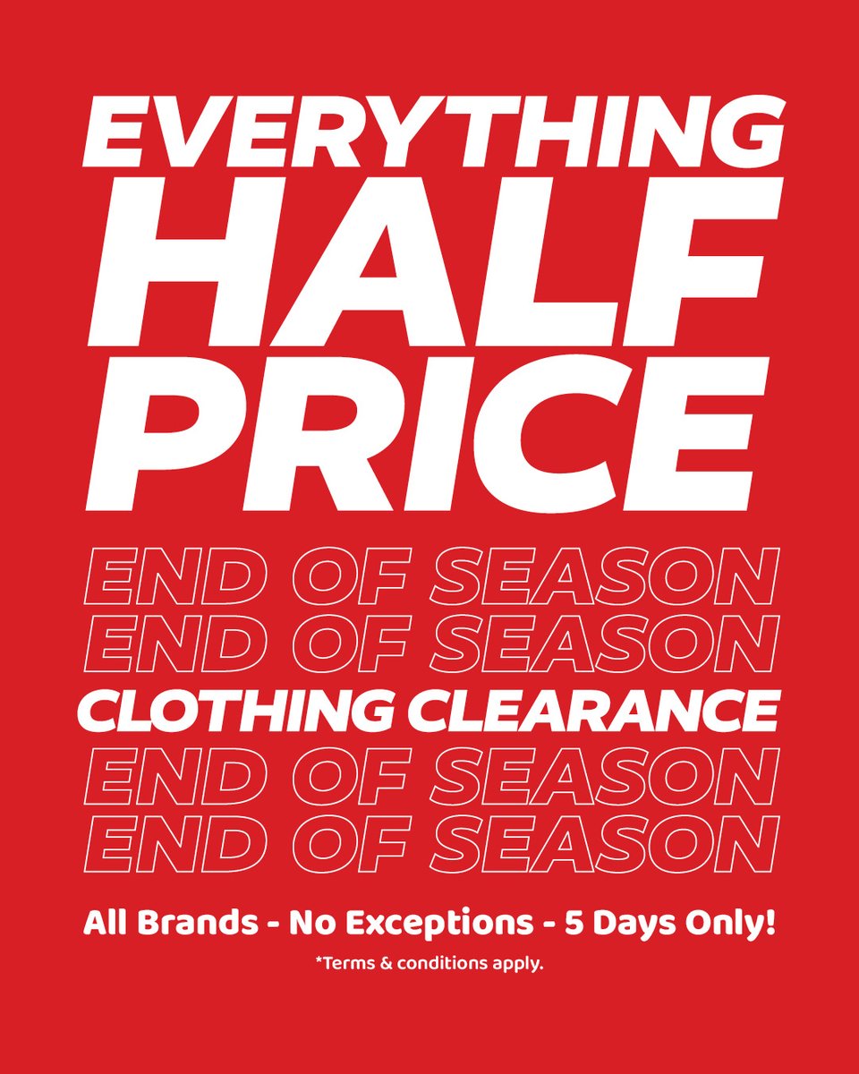 drummondgolf's tweet photo. The sale everyone's talking about (and wishing they didn't miss).

50% off all clothing (all brands included). Tomorrow is the last day to shop. 😬

You don't want to miss it!

🔗https://t.co/UOzkbb4Bq7 https://t.co/V7GPeWnDJ6
