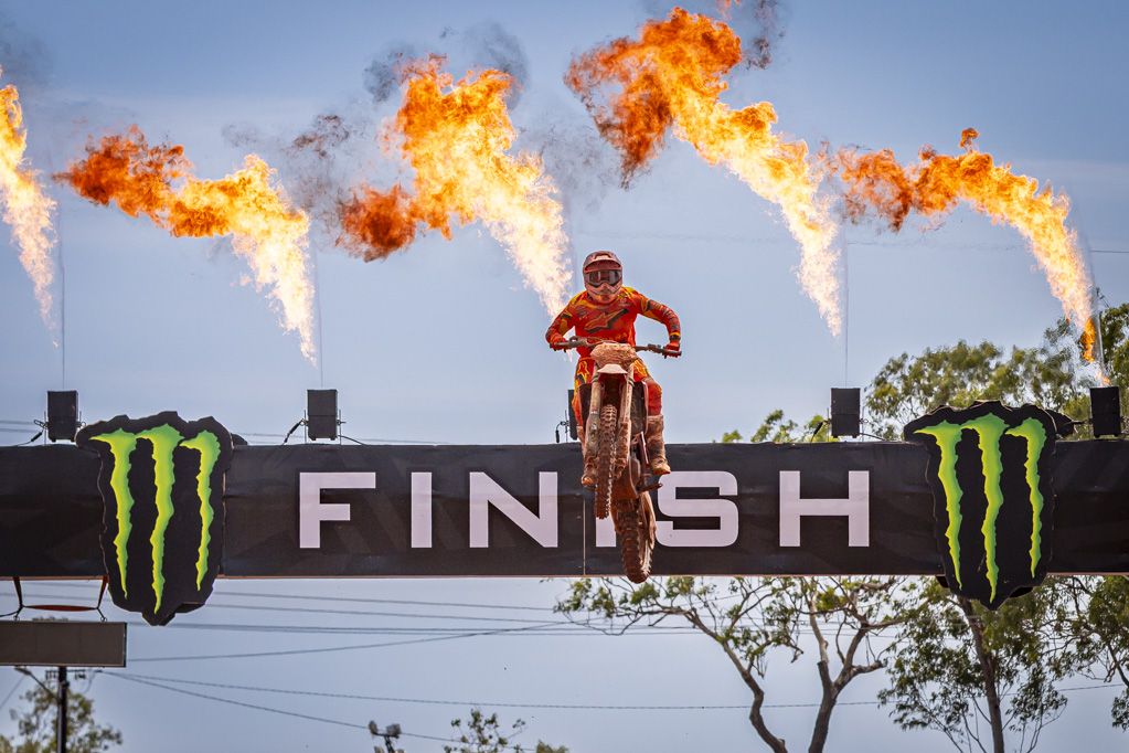 mxgp's tweet photo. GUILLEN SIGNS OFF WITH A PERFECT 1-1 IN DARWIN AND IS FINALLY CROWNED WITH HER FIRST WMX WORLD TITLE 🏆🇪🇸

At Hidden Valley, in the final round of the 2026 FIM Women's Motocross World Championship at the MXGP of Australia presented by Sitzler, RFME Spain National Team's Daniela Guillen did it the hard way and the beautiful way at the same time, winning both races to seal the first World Title of her career!

Read the complete WMX final race report from Australia 👇
https://t.co/ASvpSX9DZq

#WMX #MXGPAustralia #MX #MXGP #Motocross #Motorsport