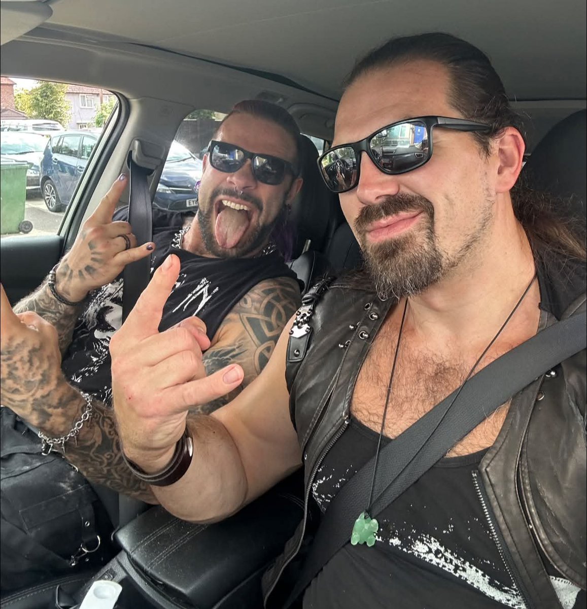 SamMcKinney2026's tweet photo. Road trip ready and rocking out! Nothing beats good music and great company on the drive. #RoadTripVibes #RockOn #CarSelfie #GoodTimes #AdventureAwaits https://t.co/Lo8WRq0V8D
