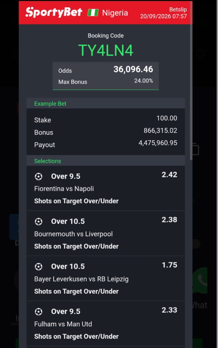 Kdofficiall's tweet photo. 36k odds 
TY4LN4✍️

Play with your last card 🤗 https://t.co/xQzRqYHQh9