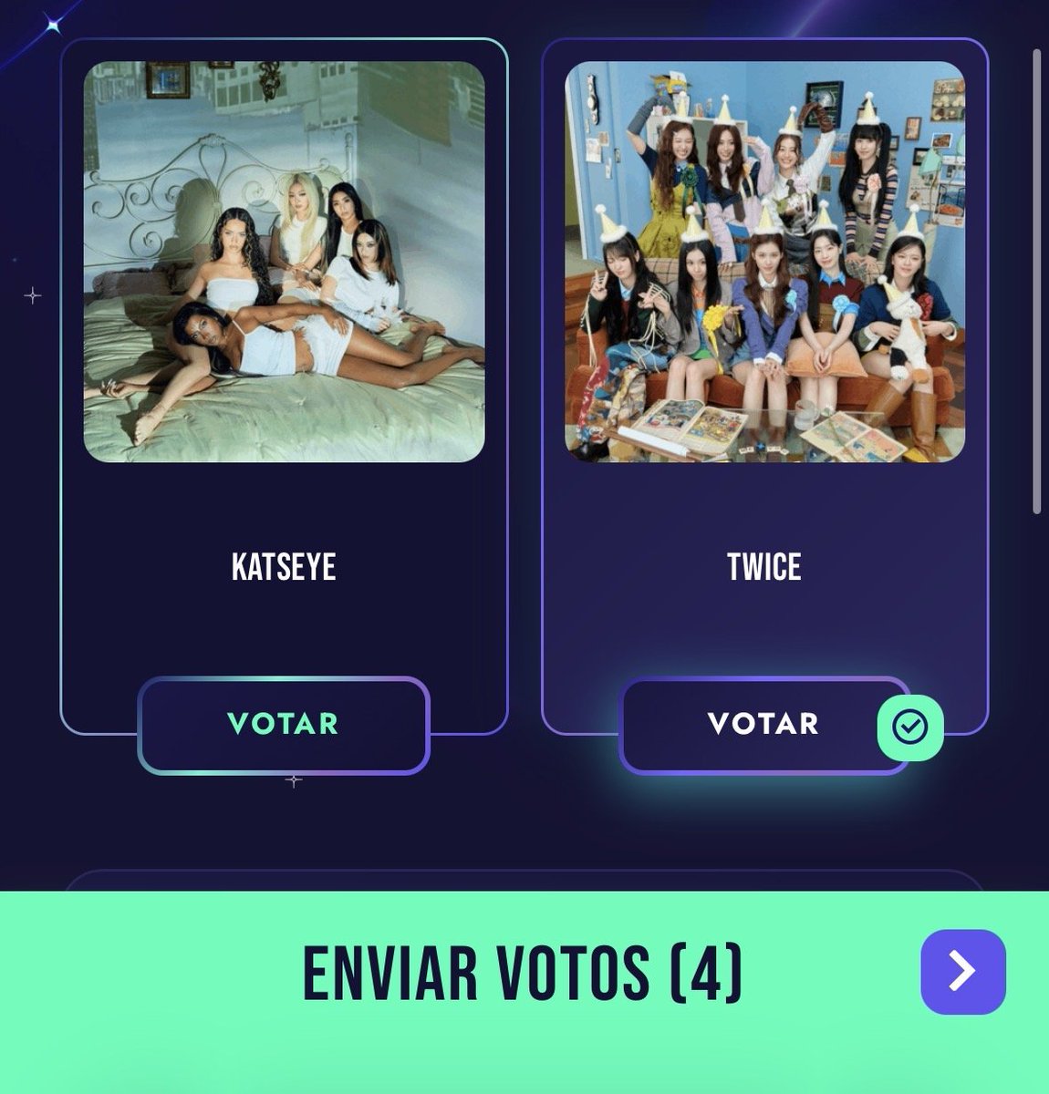 TFVUnion_Japan's tweet photo. [BreakTudo AWARDS 2026]

｢女性グループ」 部門でTWICEに投票してください 📣
投票サイトはこちら⬇
🔗https://t.co/dEELgg2SJ5

✍️①上のリンクを開く
     ②TWICEを5回タップ
     ③VOTARをタップ
     ④成功の画面が出たら完了！
✅①～④を繰り返して投票しましょう🍭

#TWICE  #BreakTudoAwards @JYPETWICE