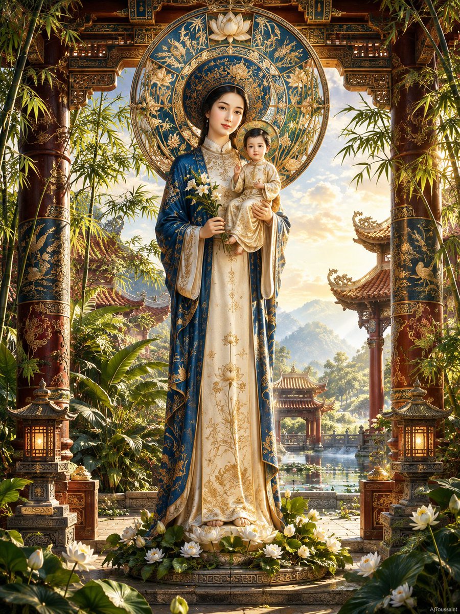 ajtoussaint's tweet photo. Kính mừng Maria đầy ơn phúc, Đức Chúa Trời ở cùng Bà, Bà có phúc lạ hơn mọi người nữ, và Giêsu con lòng Bà gồm phúc lạ.

Thánh Maria, Đức Mẹ Chúa Trời, cầu cho chúng con là kẻ có tội, khi nay và trong giờ lâm tử.

Amen. https://t.co/Pw304nH8os