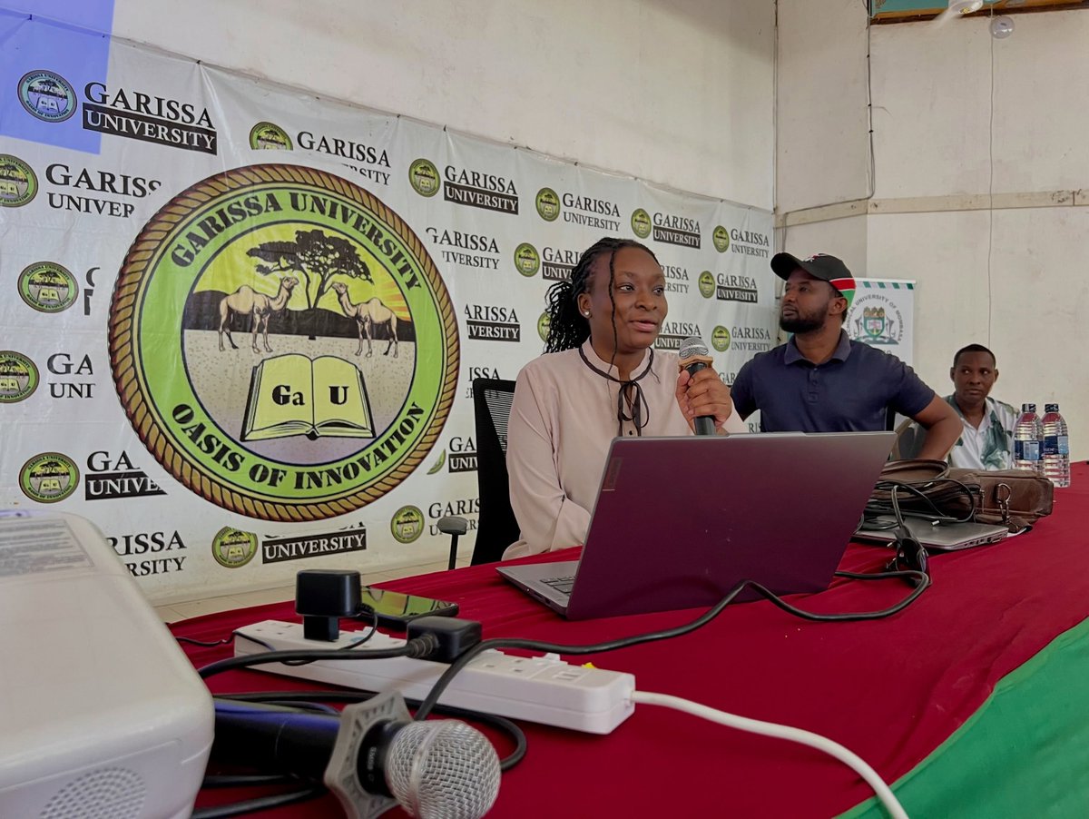 crcp_tum's tweet photo. As part of the TUM–Garissa University visit, participants had a dedicated session on Digital Peacebuilding in Practice, exploring hate speech, misinformation, disinformation and the misuse of AI in today’s digital spaces. https://t.co/Ccv4GsUBv1
