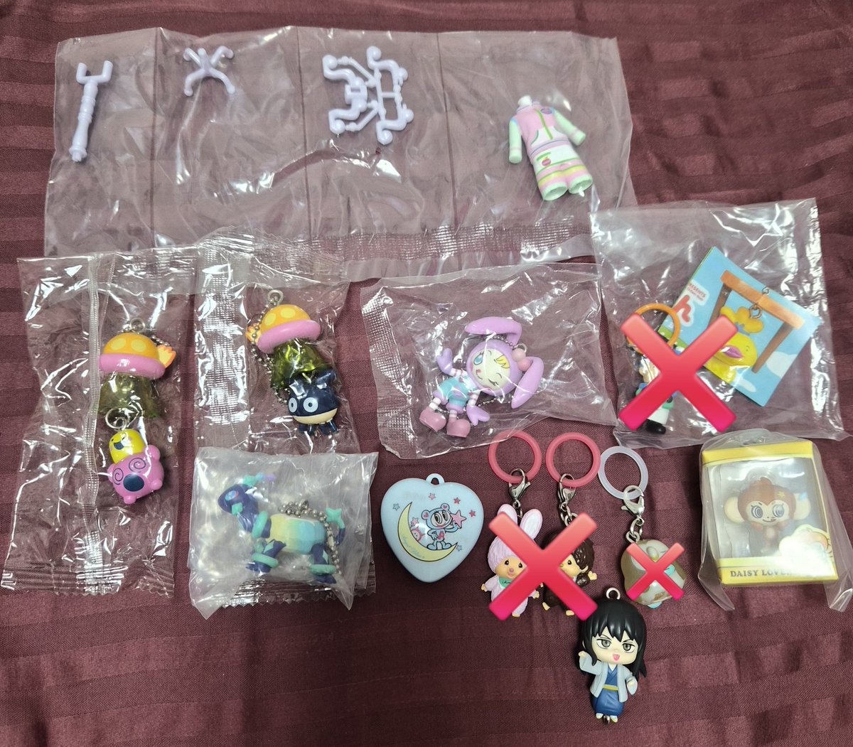 nonon760189's tweet photo. めじるしアクセサリー キーホルダー ガチャガチャ 交換してくださる方探しております🙇🏻‍♀️💦

《譲》画像 1~2枚目
《求》画像 3~4枚目
その他未所持 めじるしアクセサリーも大歓迎です✨

 都内手渡しor郵送📮での対応可能です。
お気軽にリプまたはDMお願い致します。

 #たまごっち  #どうぶつの森 https://t.co/KoZ6sVPyMU