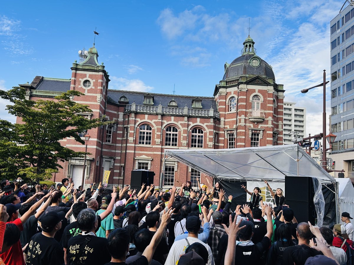 ishigakifes's tweet photo. ／
 いしがき2026 LIVE REPORT 📸
＼

📍おでって前STAGE
🎙️PIGGS
@PIGGS_idol 

いしがき MUSIC FESTIVAL 2026 
🗓️ 2026年9月19日（土）
📍岩手県盛岡市・盛岡城跡公園含むマチナカ全10会場にて開催

#いしがき2026
#いしがきミュージックフェスティバル
#PIGGS
#ラスト出演ありがとう https://t.co/0mLbcunDa0