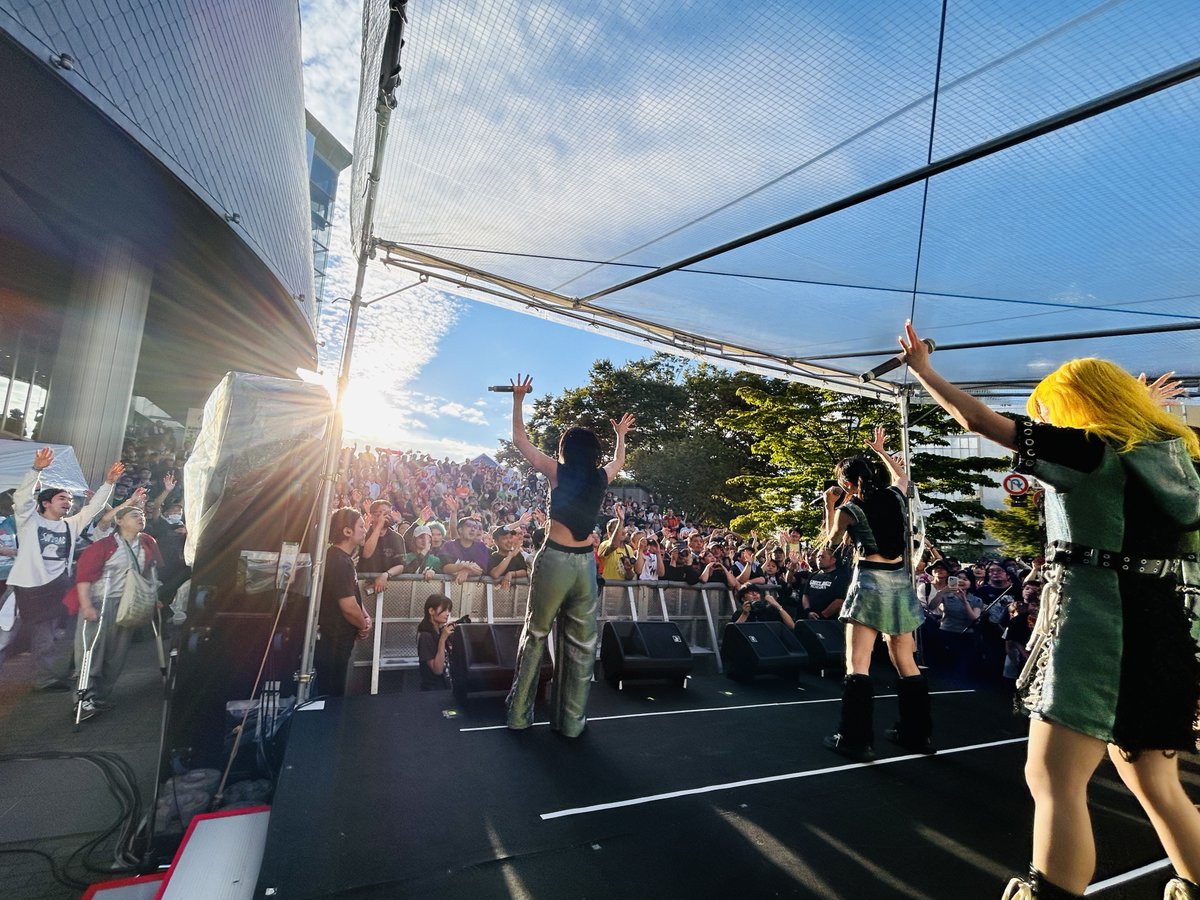 ishigakifes's tweet photo. ／
 いしがき2026 LIVE REPORT 📸
＼

📍おでって前STAGE
🎙️PIGGS
@PIGGS_idol 

いしがき MUSIC FESTIVAL 2026 
🗓️ 2026年9月19日（土）
📍岩手県盛岡市・盛岡城跡公園含むマチナカ全10会場にて開催

#いしがき2026
#いしがきミュージックフェスティバル
#PIGGS
#ラスト出演ありがとう https://t.co/0mLbcunDa0