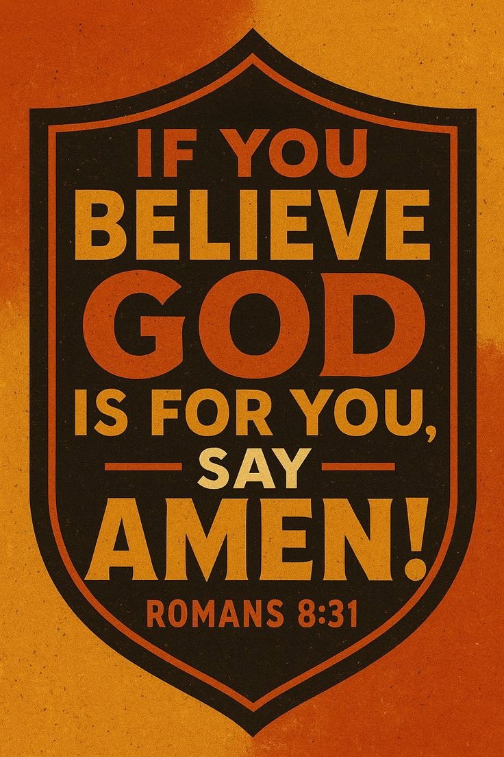 thompsonb2569's tweet photo. What shall we then say to these things? If GOD be for us, who can be against us? 
- Romans 8:31 https://t.co/C6fKAEudQA