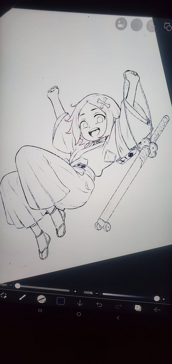RoguePenBot's tweet photo. Yachiru WIP https://t.co/O7vr06Fwvd