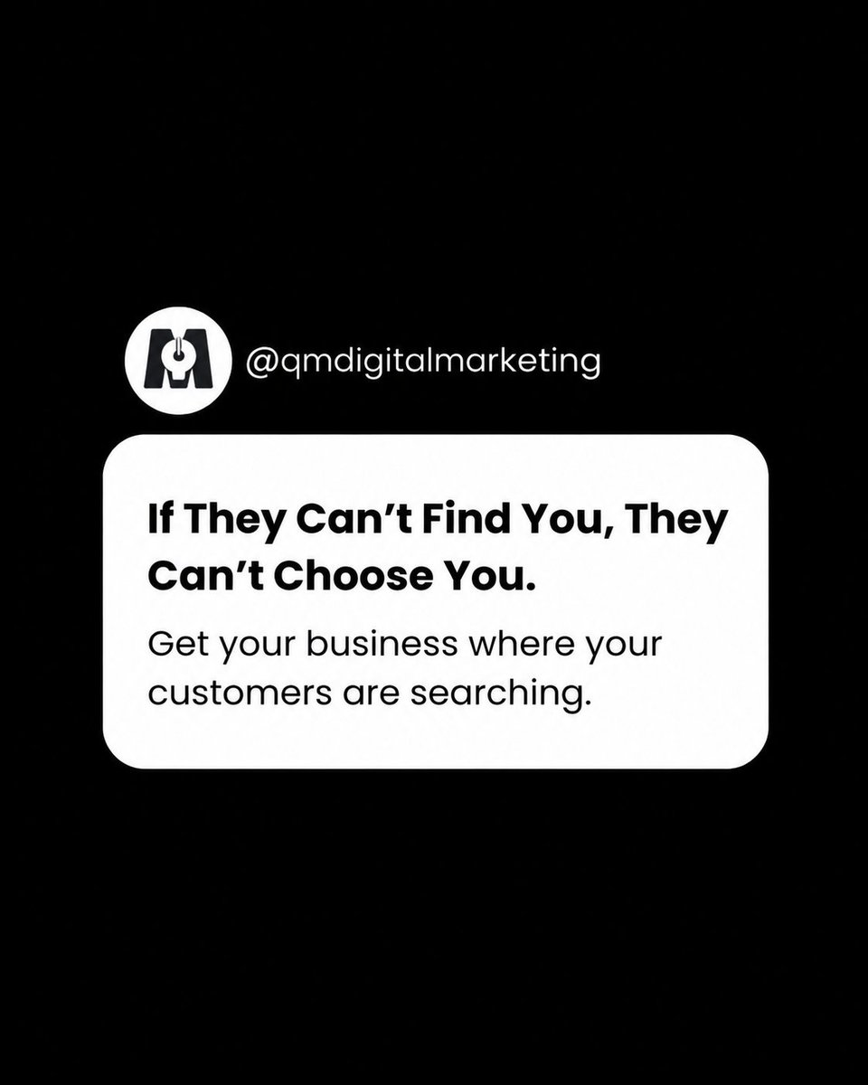 qmdigitall's tweet photo. Be visible. Be found. Grow with purpose.

📩 Ready to improve your search visibility? Let’s talk.
@qmdigitalhq
#seo #digitalmarketing #searchengineoptimization #businessgrowth #qmdigitalhq https://t.co/9HVZOvqbCy