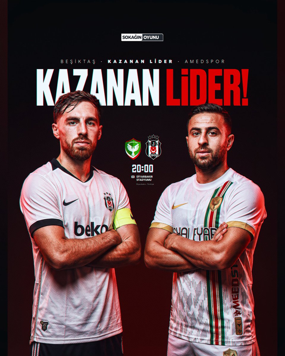 Snoyunu's tweet photo. Diyarbakır’da sadece 3 puan değil, liderlik de masada.

Beşiktaş kazanırsa 15 puanla zirveye çıkacak. Beraberlikte de averaj avantajıyla liderliği alacak.
Amedspor ise taraftarı önünde kazanması halinde puanını 13’e çıkarıp zirvenin yeni sahibi olacak. 👀

#amedspor #beşiktaş https://t.co/ESGyvDWVqY