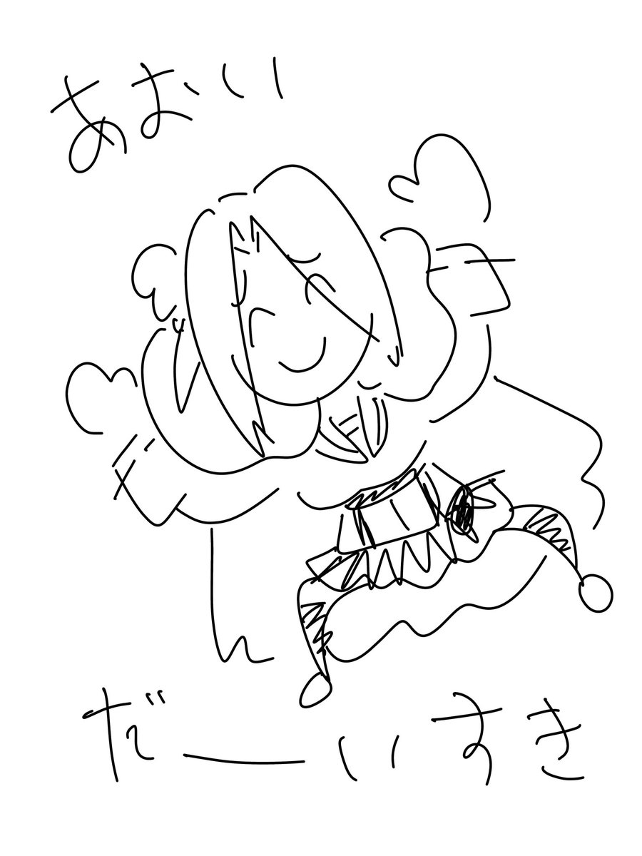 kar1nn123's tweet photo. 作業中、限界を迎えた時にした落書き。 https://t.co/Z7TEhCUCJP