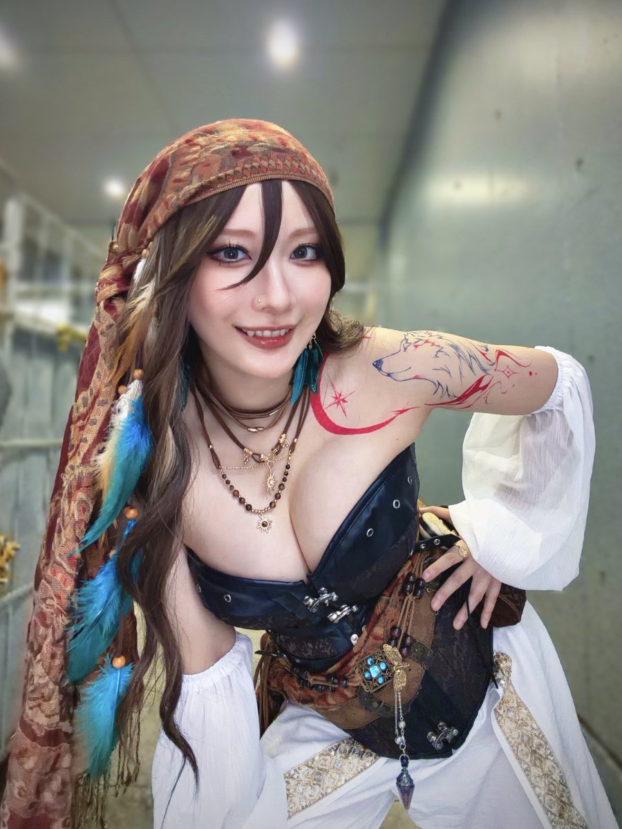 krmcougar's tweet photo. 本日の女海賊
←午前🏴‍☠️🏴‍☠️🏴‍☠️午後→

この後ポケットペアブース内で最後のステージです！
#Windrose #ポケットペア #TGS2026 https://t.co/dmcoH3h3zw