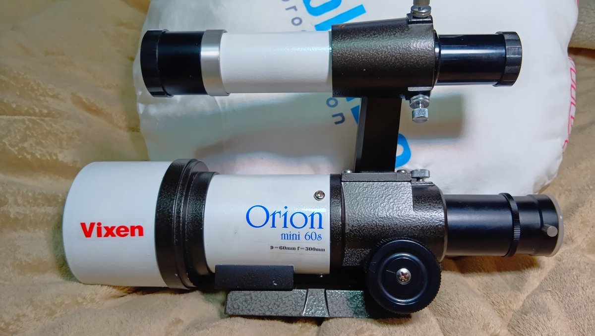 MyzkStars's tweet photo. 出来上がり、そぴあ望遠鏡🪐🔭

口径60mm 焦点距離300mm
Vixen オリオンミニ60s全バラO.H.塗装調��、3mmアイピースまでは実視テスト済み✨️
(おもちゃじゃないよガチ望遠鏡ダヨ)

#宙科そぴあ https://t.co/suTgr6QvyS