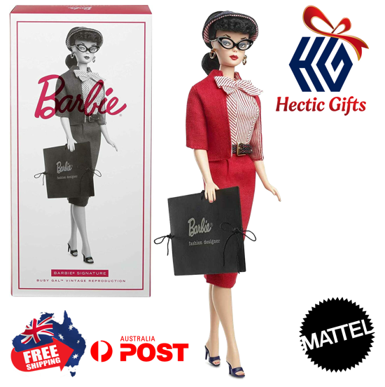 HecticGifts's tweet photo. NEW - Barbie Signature Busy Gal Vintage Doll (Collectible 60s Reproduction)
https://t.co/XrSP1vnAJX
#New #HecticGifts #Mattel #Barbie #SignatureCollection #BusyGalDoll #Sixties #Reproduction #Silkstone #BarbieDoll #Collectible #FreeShipping #AustraliaWide #FastShipping https://t.co/UAJnxa61Sf