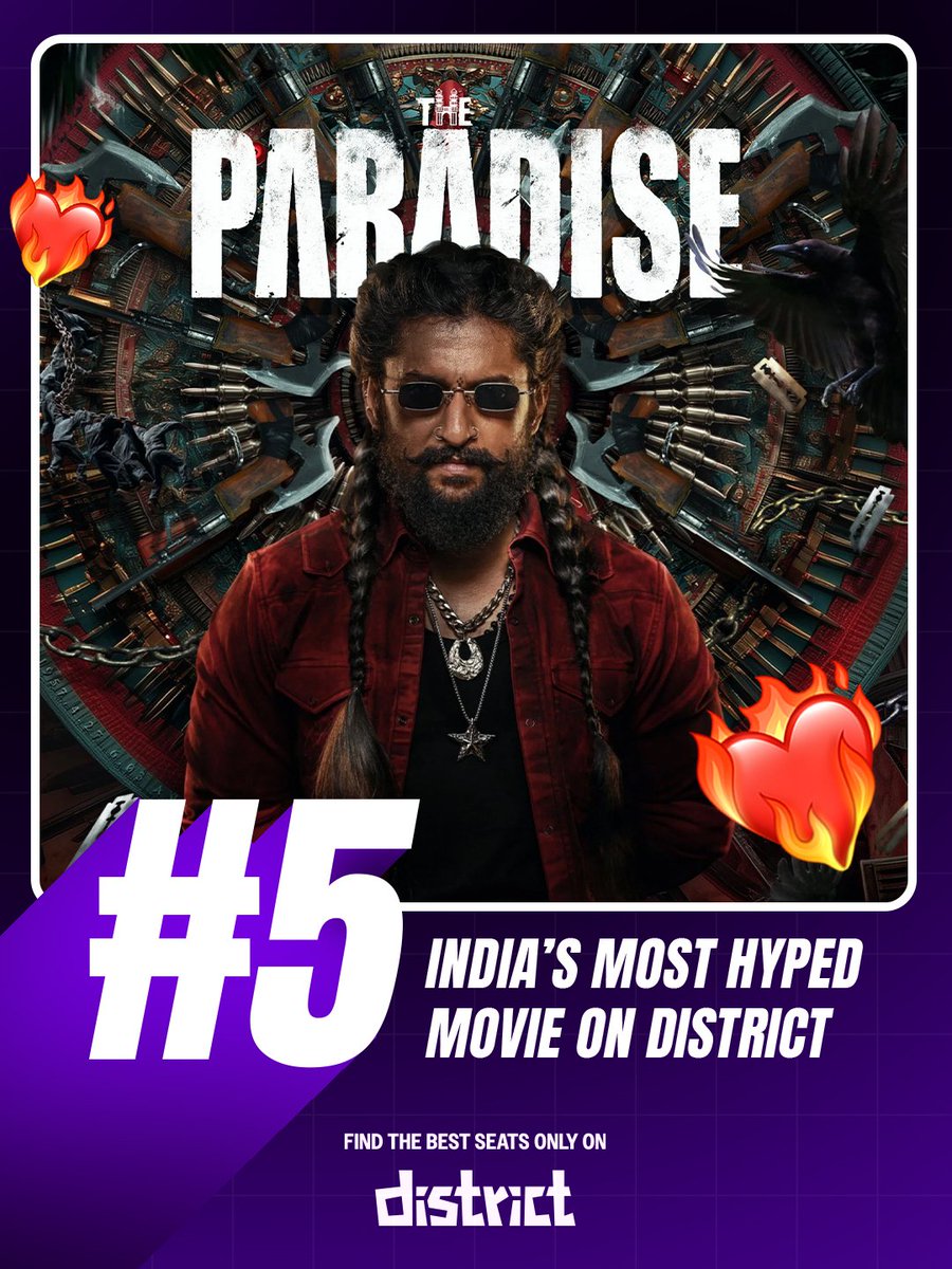 District_SS's tweet photo. Gidhi Nani Sainima Ra Bai! ❤️🔥
Poragaallu Hype tho District App ni Aagam Chesirru ga! 💥
Join #TheParadise Hype Now only on the District App! 🔥
https://t.co/bwrfIljJG8 https://t.co/YSg6tbJgPL