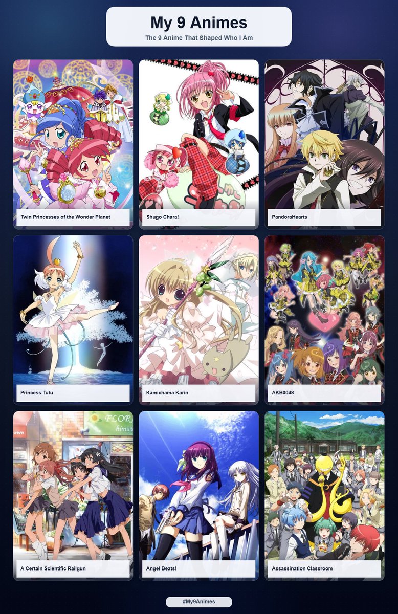 NasvyHere's tweet photo. come to think of it, I don't know that many anime/manga bcus when I like a title I tend to spend years just liking that one lol
But I remember I was obsessed with Twin Princess, Shugo Chara and Princess Tutu https://t.co/OTzYstMWmX