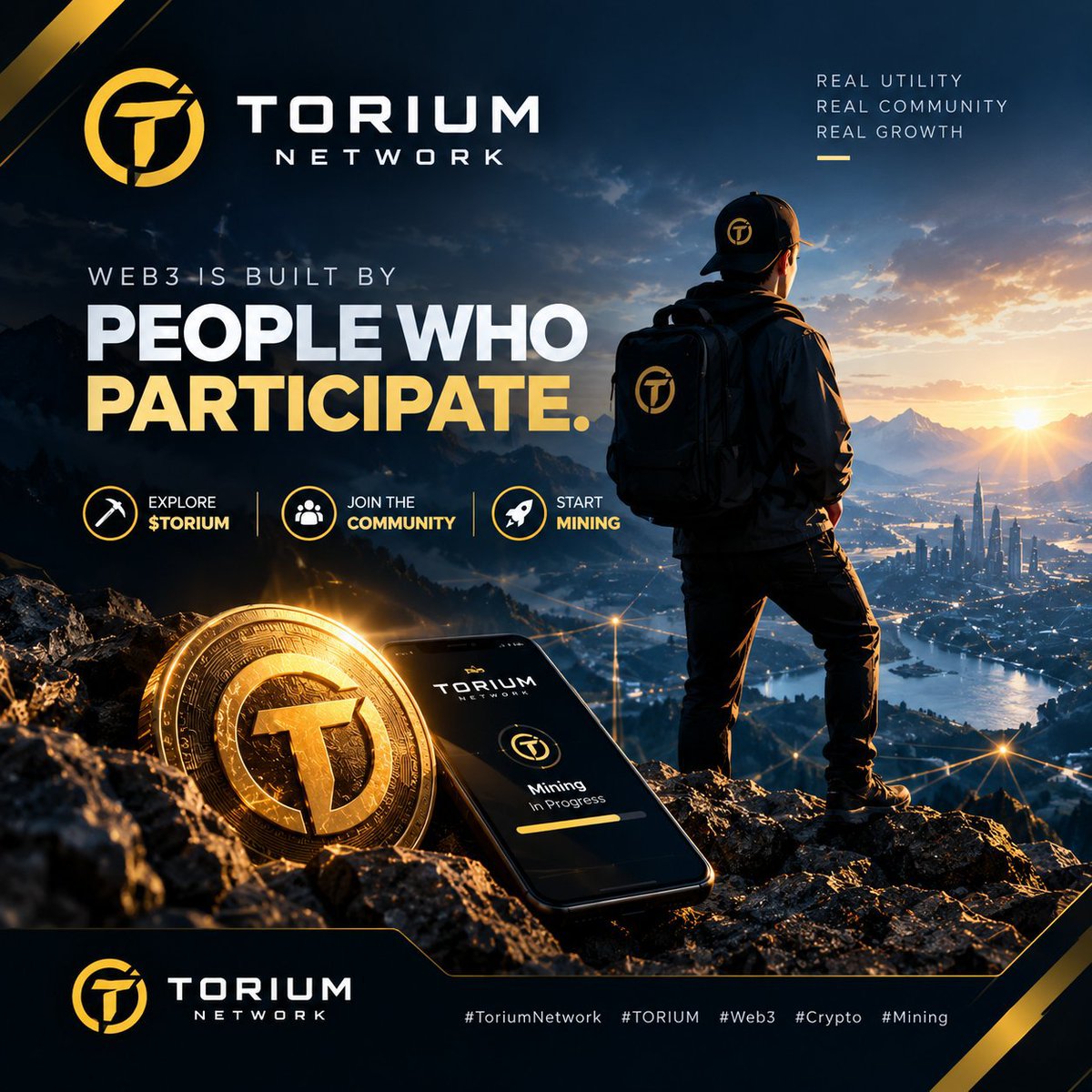 humblenation042's tweet photo. Web3 is built by people who participate, not just watch.

I’m supporting the Torium Network community as we continue building and growing together.

⛏️ Explore $TORIUM. Start mining. Join the community.

#ToriumNetwork #TORIUM #Web3 #Crypto #Mining https://t.co/l9deAhA7y7