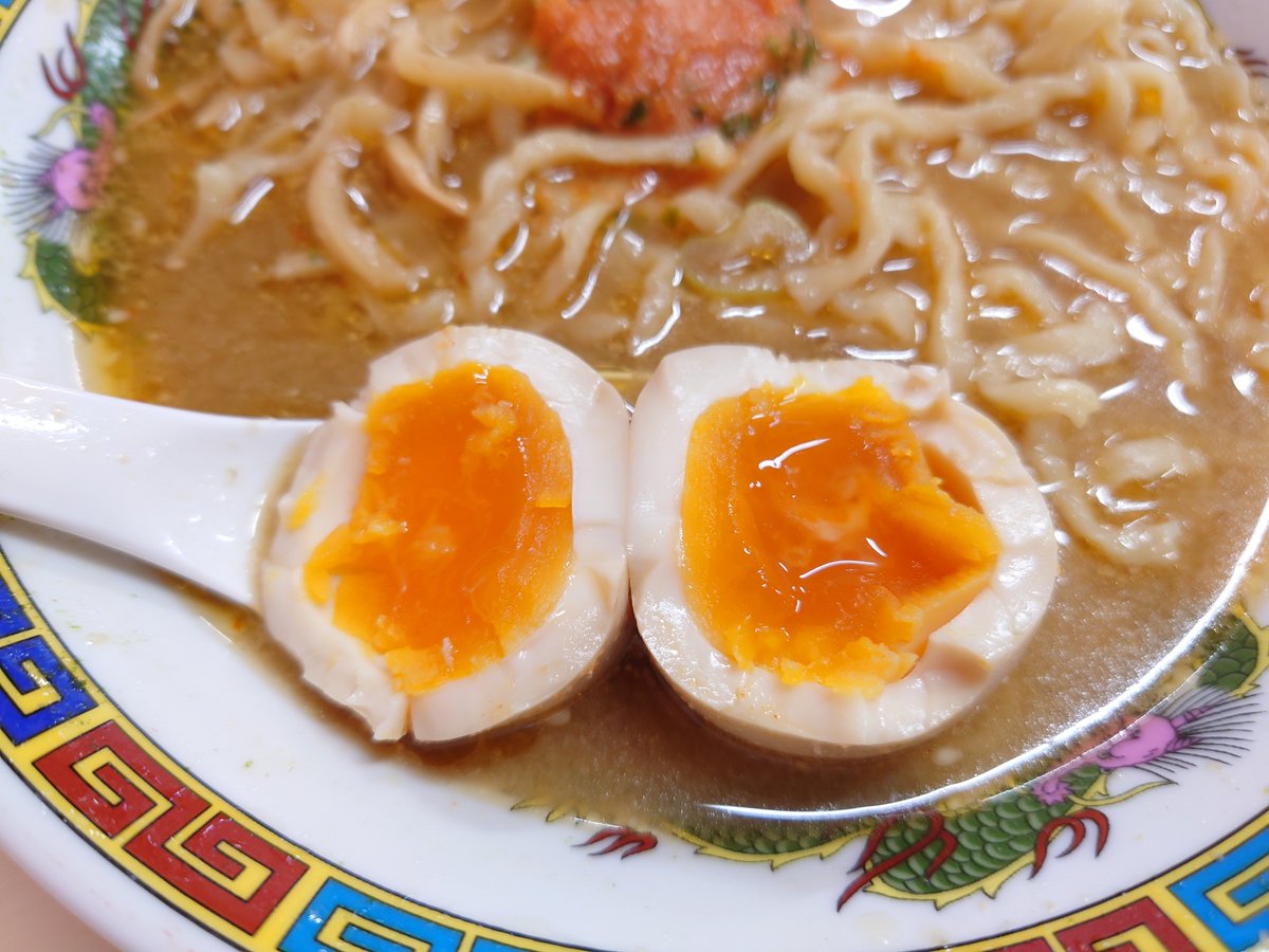 k8a2i8's tweet photo. 2026.09.20  ランチ
支那そば メンフジミ
●辛みそラーメン(麺硬め)
✦味玉🥚 https://t.co/BkEaMxQdZ2