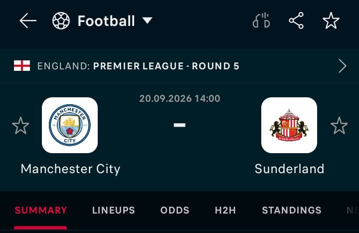 Mr_cala33's tweet photo. Why am I having this feeling that Sunderland would cause an upset against Manchester City today?? 🤔 https://t.co/1PZPO3Y695