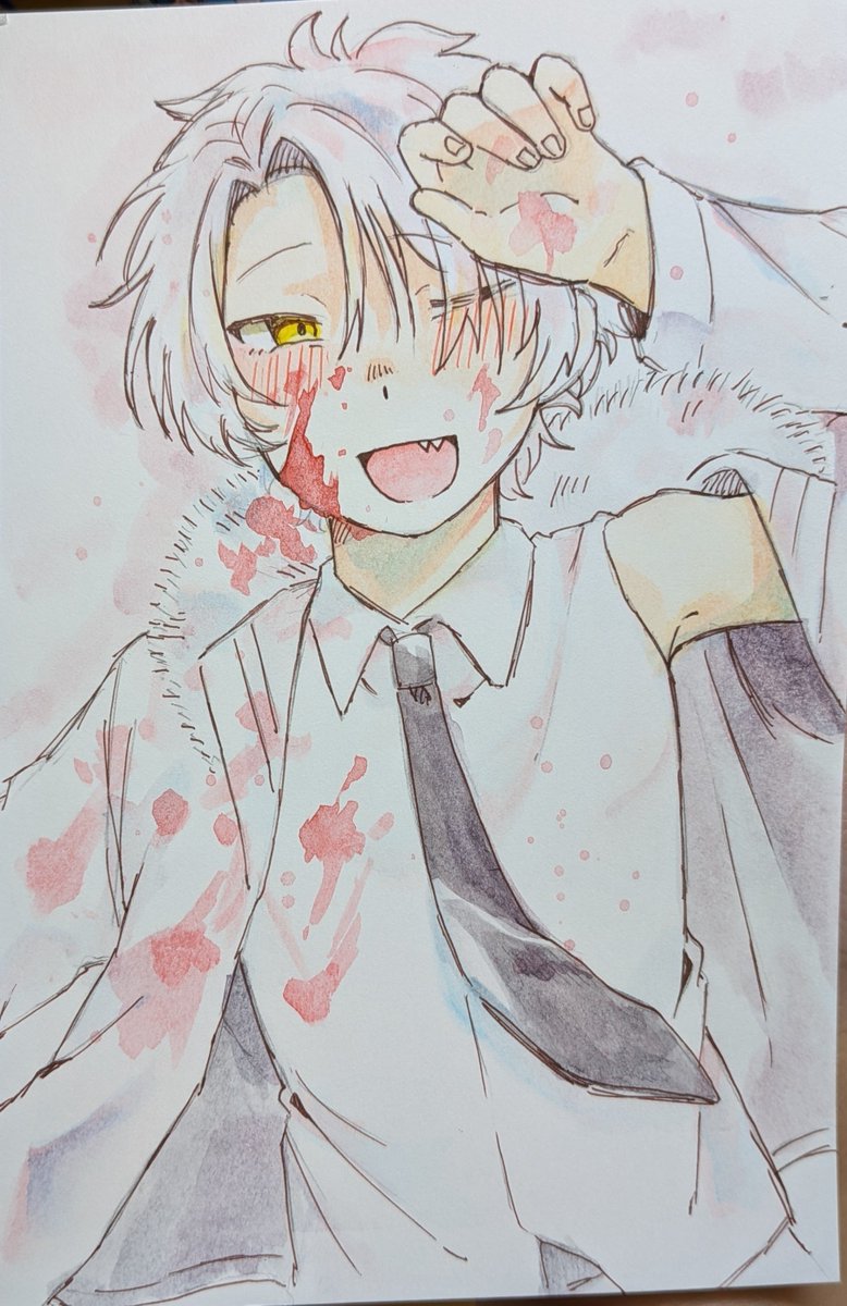 timimouryou2588's tweet photo. 真っ白って周りの色を吸いますね
#基地絵 #無色のカイナ https://t.co/QHR4LWBEKI