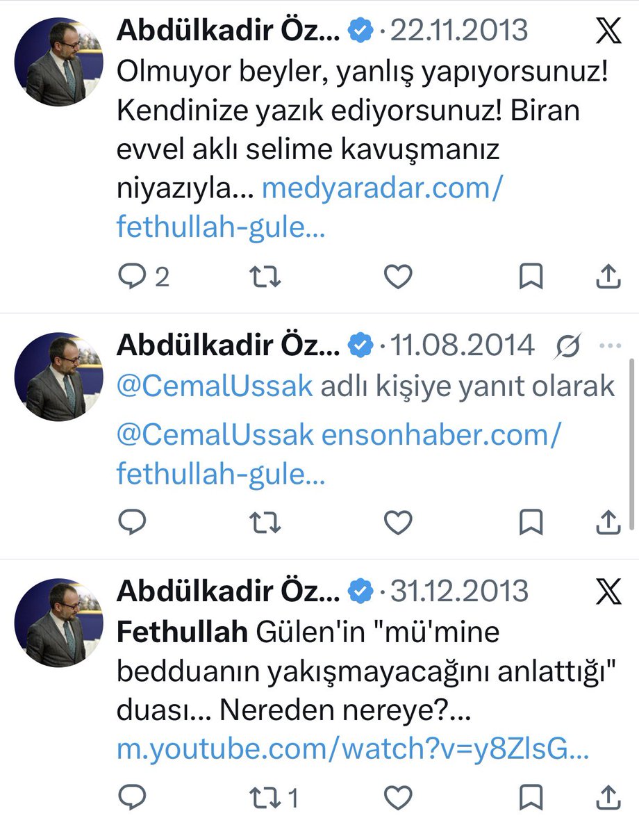 muradcobanoglu's tweet photo. Bir yere kadar “aman hocam, etme hocam, aynı değirmenin unuyuz hocam, laiklere ortak düşman hocam…  ” işler sarpa sararsa “laikler yüzünden” FETÖ’ye yöneldik!

Böyle biri tarafından zaten dolandırılıyor olmamanız mucize olurdu! https://t.co/H7vzshui2y