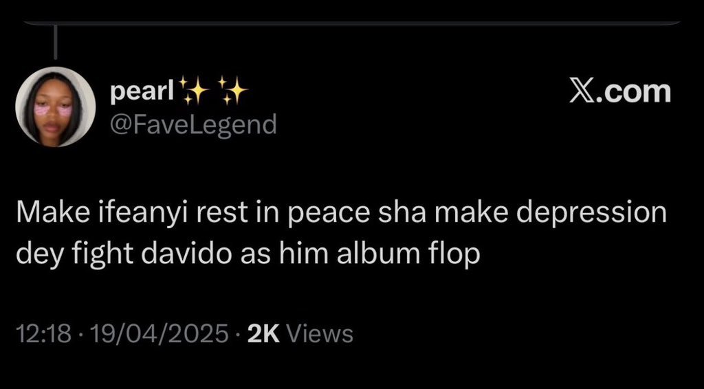 blesskhidadeade's tweet photo. Make ur Dad,mom, grandma &amp; ur grandpa rest in peace Sha make depression dey fight @favelegend as e toto wild!"🤮😹 https://t.co/PpLg58XvyV