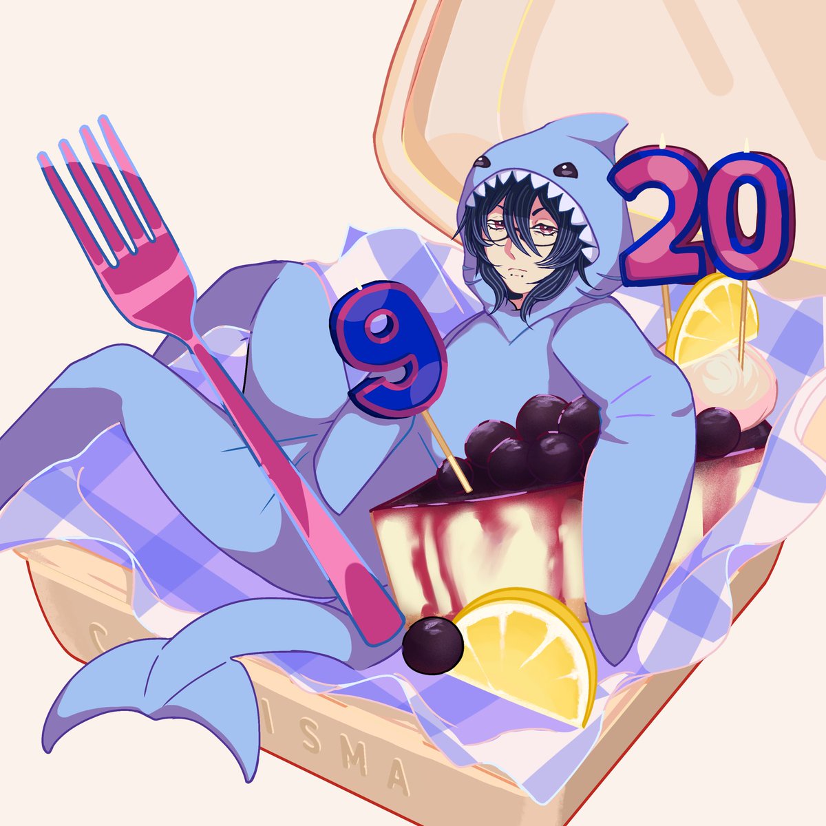 siryaoihumper's tweet photo. Happy birthday to me and in turn hbd to my sona as well 💙🐟 https://t.co/PHk9u3Oxo1