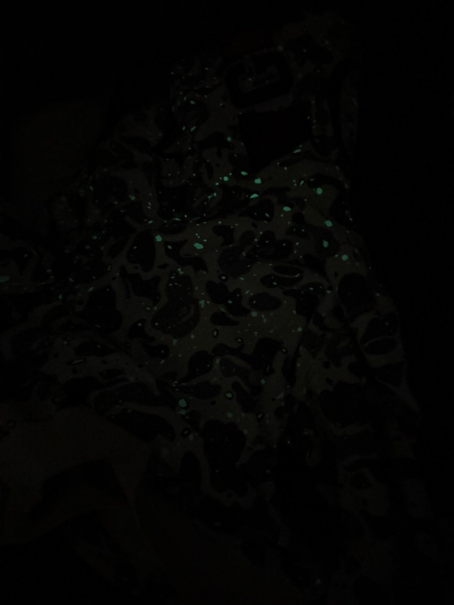isniffoxys's tweet photo. Glow in the dark bape so tuffffff https://t.co/HgXnnRfBeQ