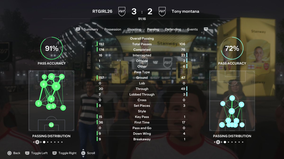 PatchNotesFC's tweet photo. And you guys trying to tell me that this is a balanced skill gapped game without OP defensive mechanics?? 

This is the same game we play every year. Dropback garbage.

FC26 was bad, but the launch version was way clear of this mess. https://t.co/IwwMpUjfcZ
