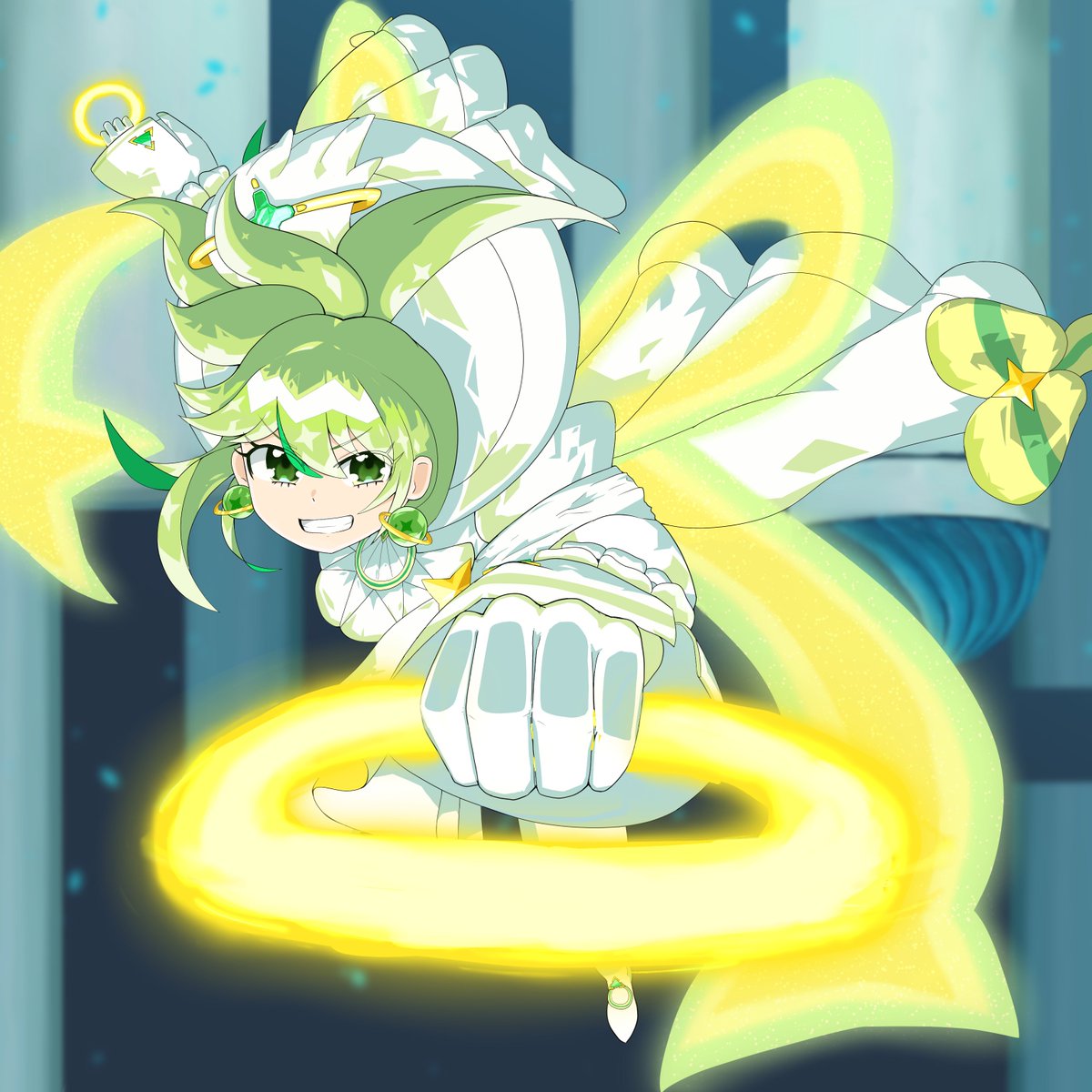 ilshwqif's tweet photo. 白の女王戦あたりのやりたい放題してるミーティア好き
＃プリオケ https://t.co/rhJWEeGyWN