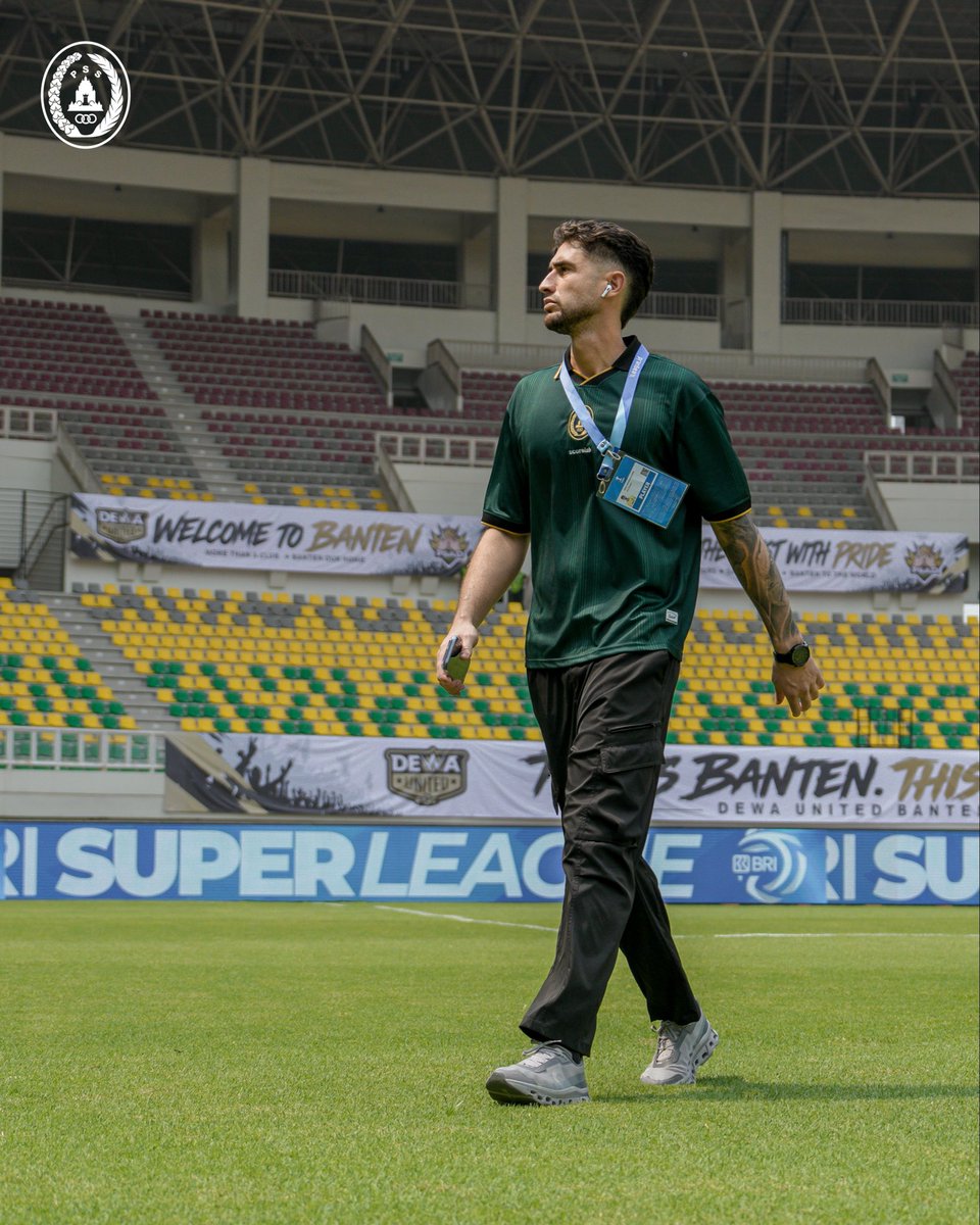 PSSleman's tweet photo. Arrived at Banten International Stadium. 🏟️

#PSSday #COSE #PSSvsDUB https://t.co/xG8fiEA0w4