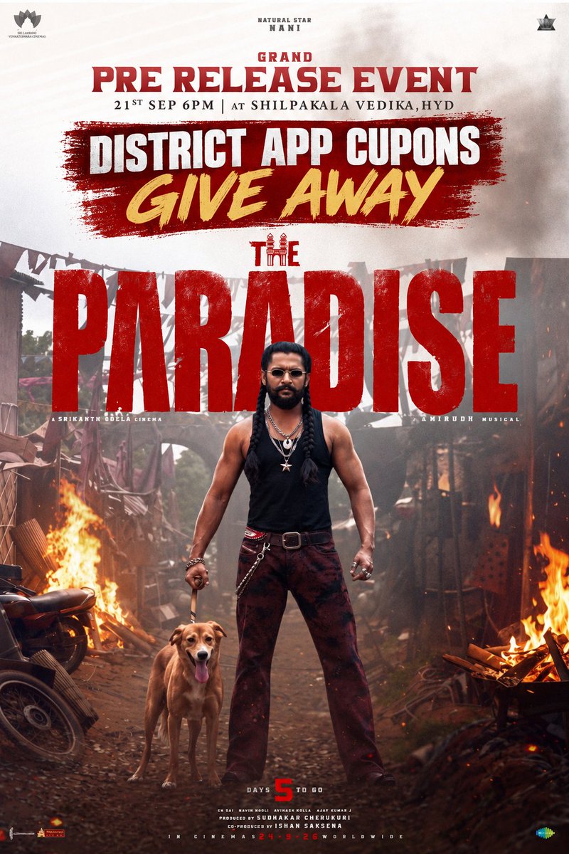 Filymatic's tweet photo. #TheParadise District APP Coupon GIVEAWAY 

Rules 

- Follow Our Page 
- Comment Your City name 

@District_SS @district_india https://t.co/RAxnFCxbfr