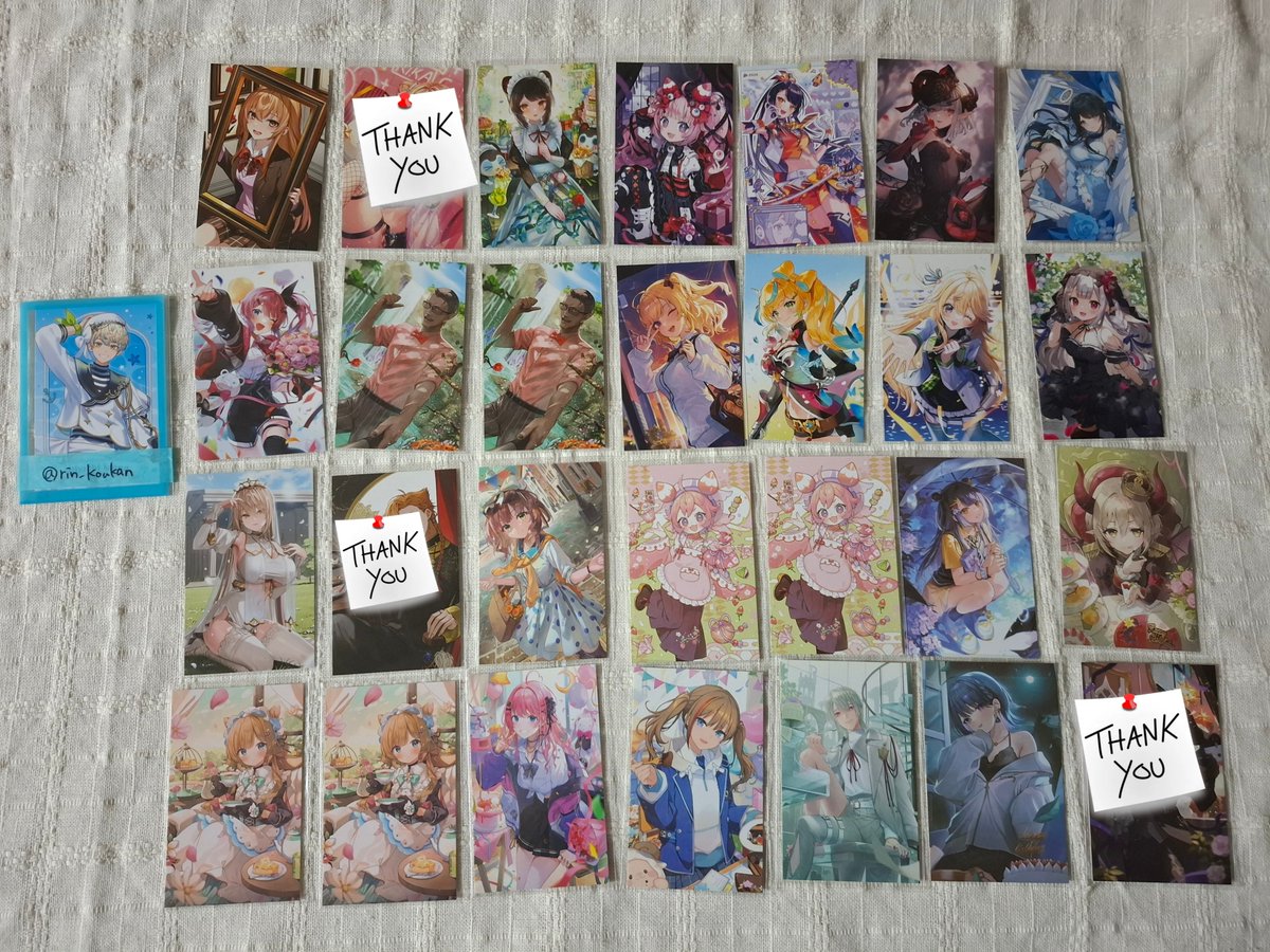 rin_koukan's tweet photo. 【交換譲渡】にじさんじ　ノスタルジアコレクション　2024  2025
[譲]画像1～3枚目
[求]4枚目or 1枚200円+送料
郵送希望。1枚目は交換のみ。譲渡の場合は2枚から。古いものですので、定価以下で募集しています。 https://t.co/V3aGCsu4x3