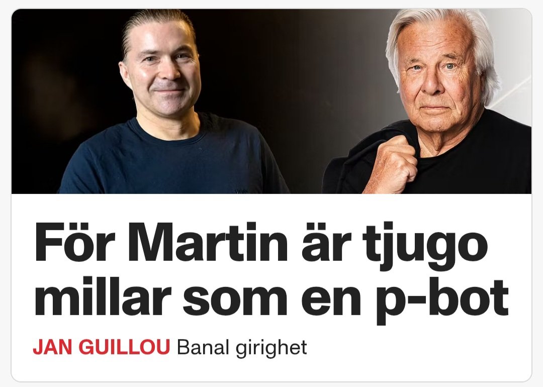 MiljonarInnan30's tweet photo. Tänk att basera en hel text i Sveriges största tidning på att 2% av 110 miljarder blir 20 miljoner. https://t.co/2yi3Je6jDk