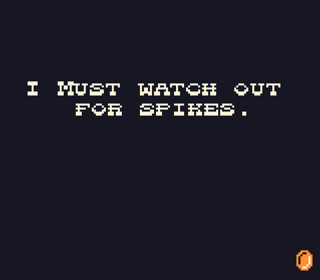 alphonsus_dev's tweet photo. I fortunately have some extra time to add in hint cards in between levels, because in-game tutorials are 🤌.  

#GBJAM14 #PixelArt #GameDev https://t.co/vLokT0Oq0g