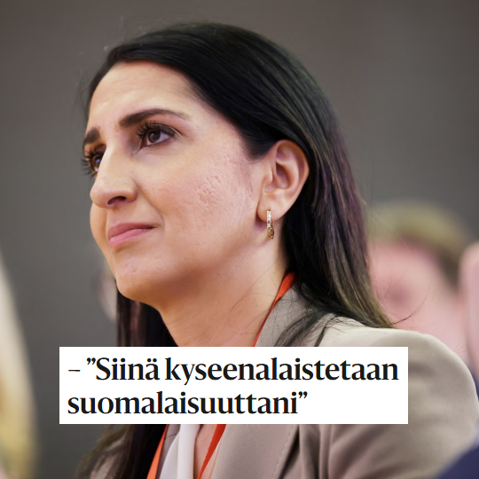 LehtimaenMikko's tweet photo. Nasima Razmyar ei ole suomalainen. https://t.co/4iUYYkzTpC