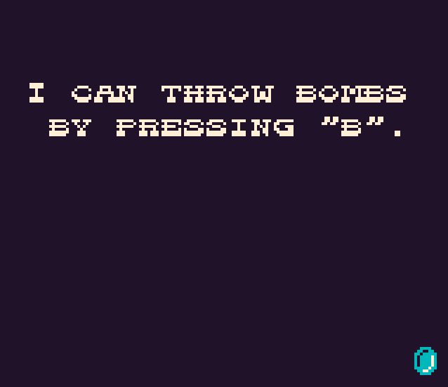 alphonsus_dev's tweet photo. I fortunately have some extra time to add in hint cards in between levels, because in-game tutorials are 🤌.  

#GBJAM14 #PixelArt #GameDev https://t.co/vLokT0Oq0g
