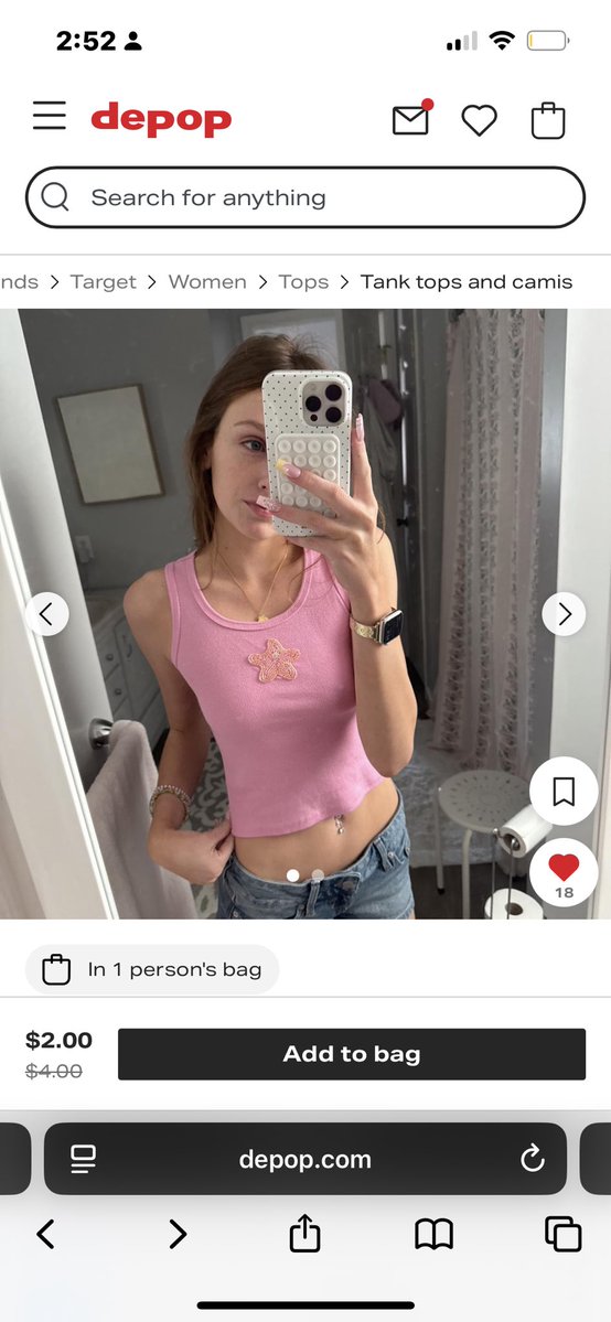 depoplover's tweet photo. Saw this pretty little bop and the gooner instincts took over…can’t wait to bust all over those pretty little tits 🤤🤤🤤 #depop #gooner #depopfinds #depopbops #depopgooner https://t.co/fdcU8Jwy55