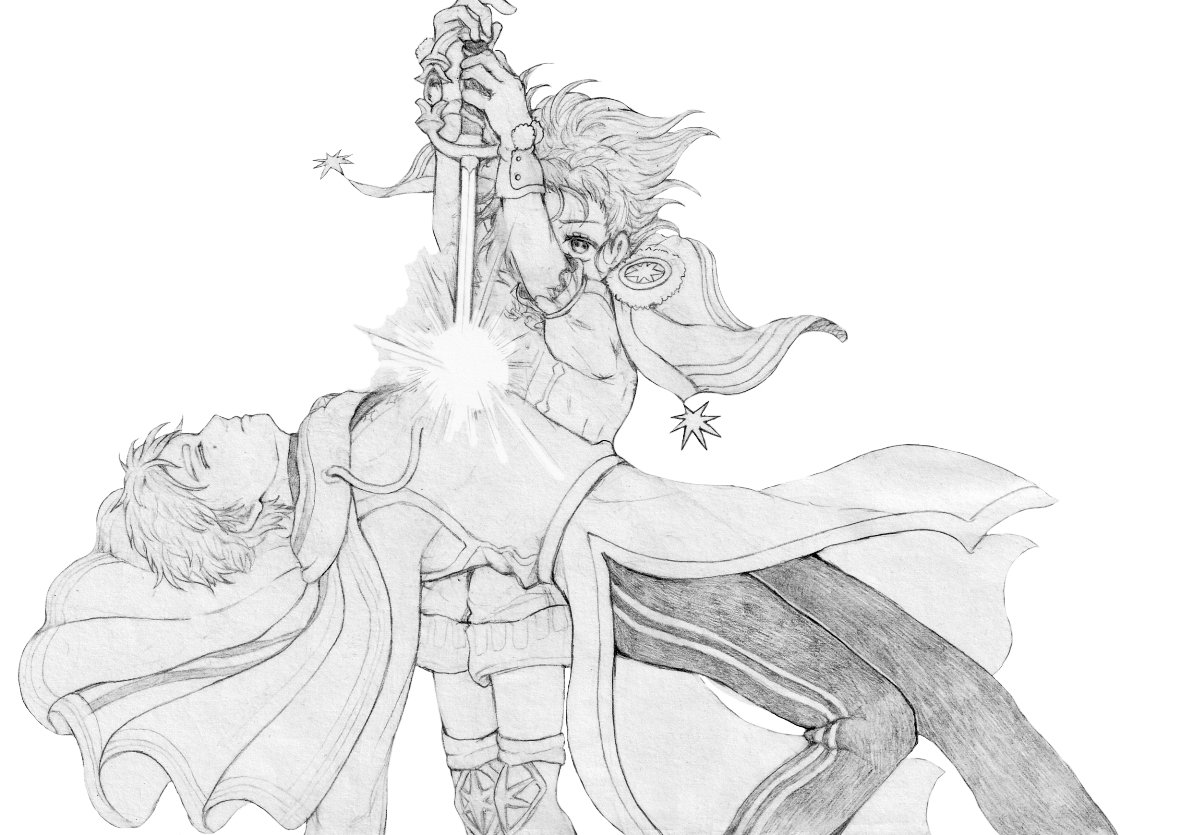 smzm_5's tweet photo. 一枚目の絵を見返したら確認用の途中経過の方をあげてた
折角なので完成した方と合わせてもうちょい細かい経過も投下 https://t.co/Aeus6geHR6