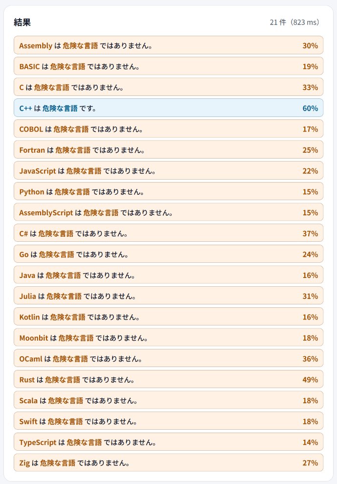 __abelia's tweet photo. Rustは型安全な言語です https://t.co/qvFRFtZQEw