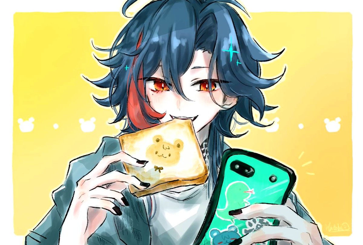obakeinu333's tweet photo. #かいせ絵
🐻🍞
※服装捏造 https://t.co/akYnglCL90