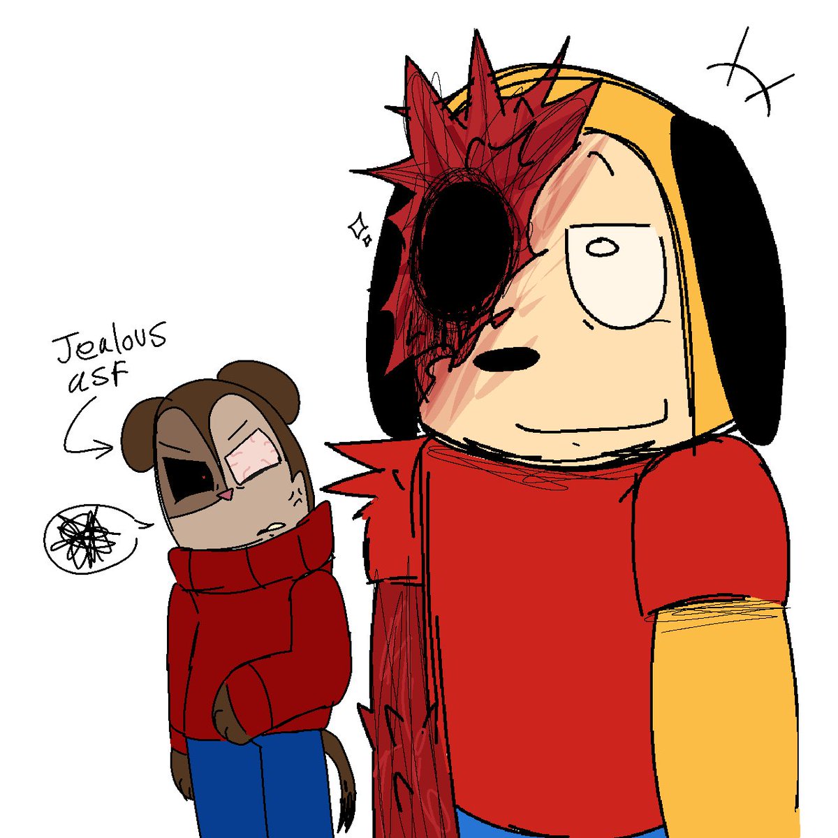 transfemmax's tweet photo. mf is jealous asf

#maxdesignpro #poppiptoons #mdp #twiddlefinger #unoriginalideasfnf https://t.co/ht3OYlodJk